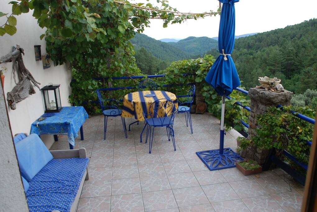 Terrasse du petit-déjeuner