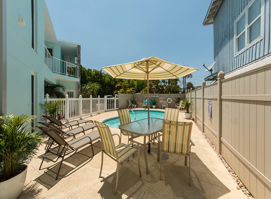 Outside patio area