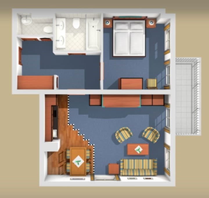 Layout of apartment