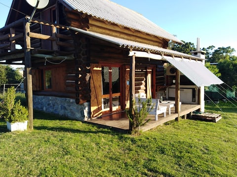 2 bedroom house (log cabin).