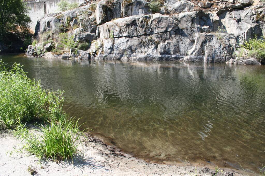 This swimming hole is also a good place to fish.