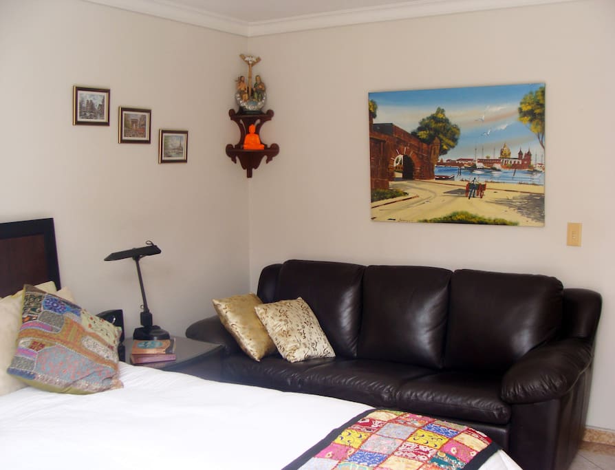 You'll find some art in your room as well as around the house, from Colony Art to Dalí