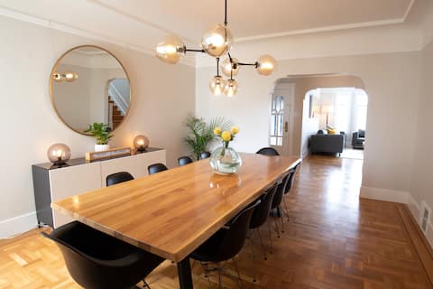 Popular Airbnb listing: Golden Gate Park & Ocean Views, Family-Sized House in Central Richmond