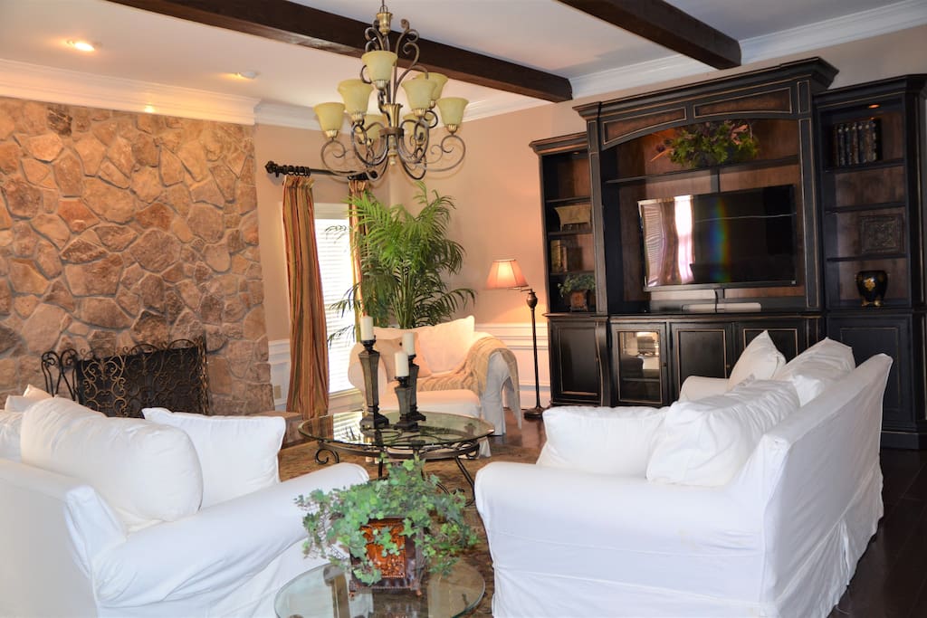 Beautiful living area designed for comfort and entertaining!