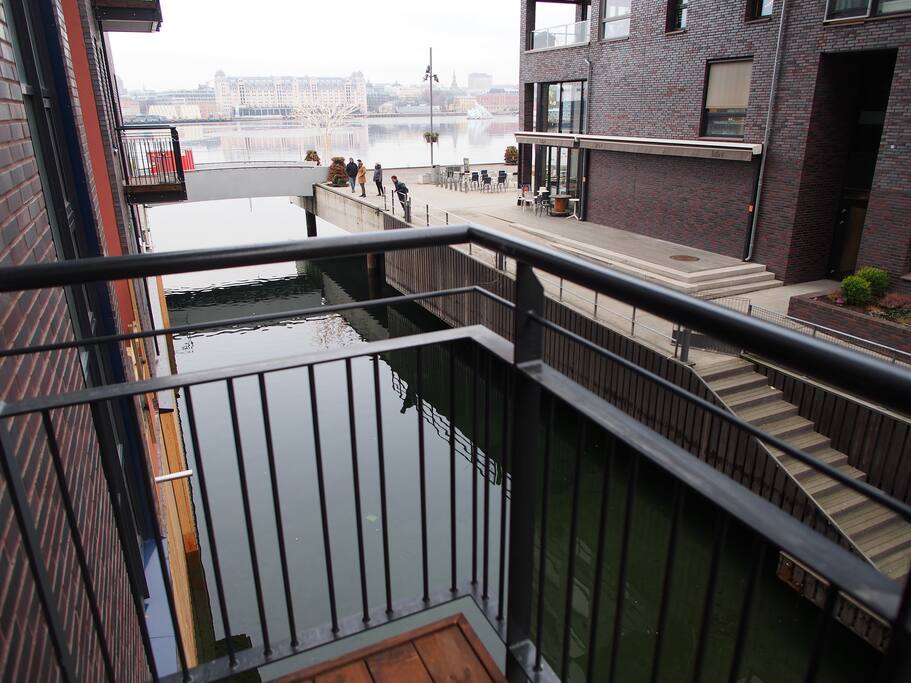 view from the bedroom balcony