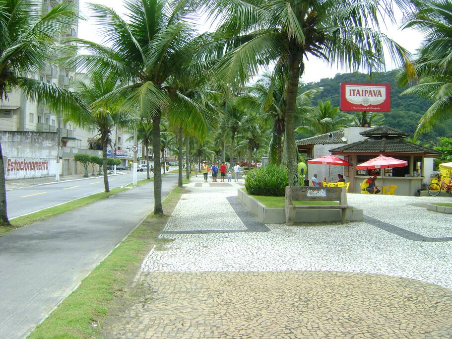 Calçadão com ciclovia
