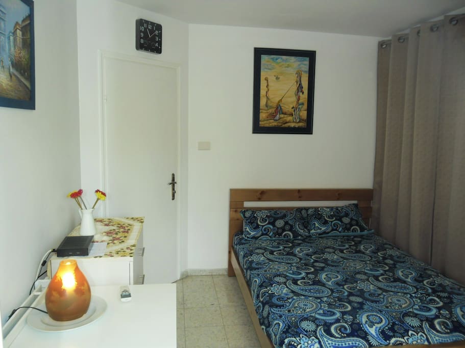The mattress on the bed in the first room is comfortable.