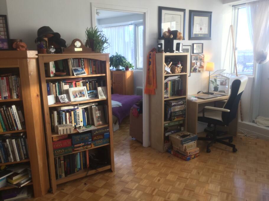 a cozy workspace