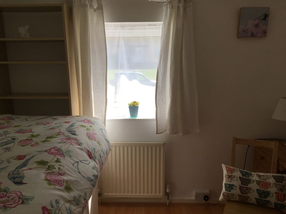 bright light and airy room