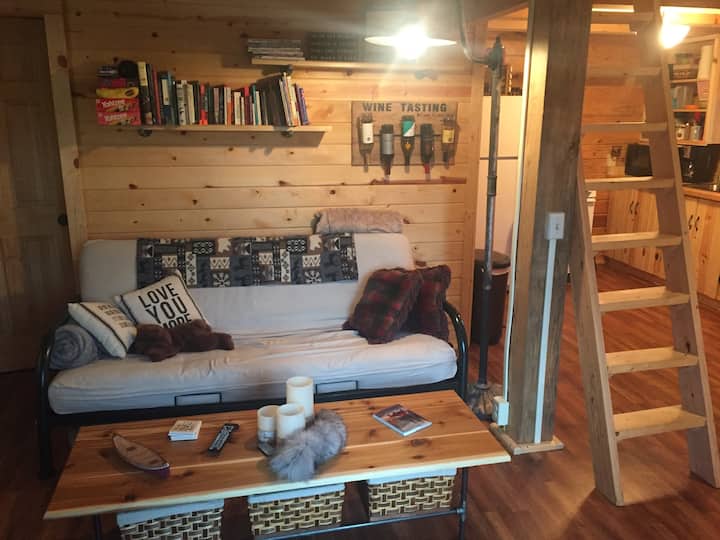 PD Cozy Cabin River View Cabins for Rent in Trego, Wisconsin