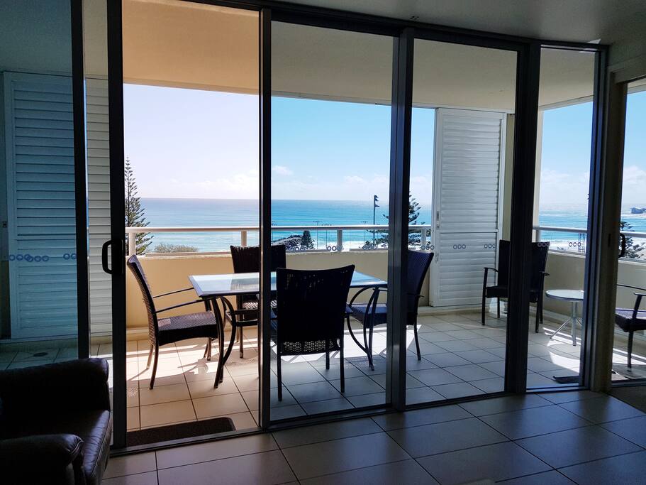Open balcony with stunning ocean views