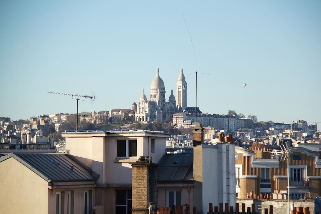Sacré Coeur, the view from the balcony