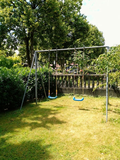 It is a pesticide-free, organic yard for supervised children and on-leash pets to play safely