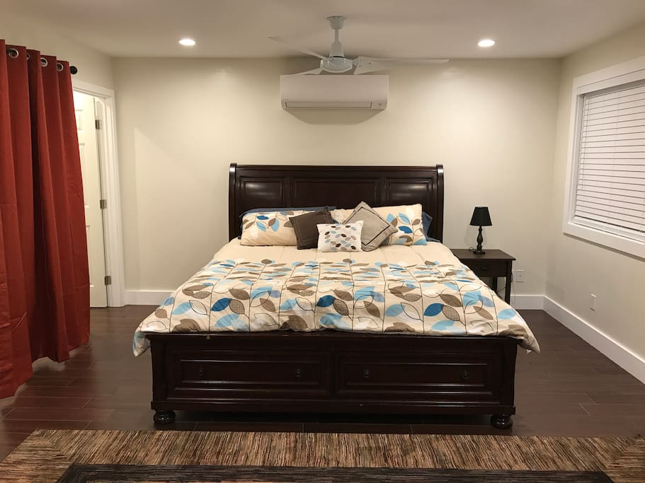 AC Unit above bed
