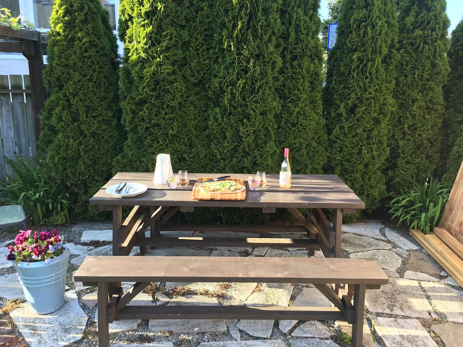 Enjoy the sunny patio!