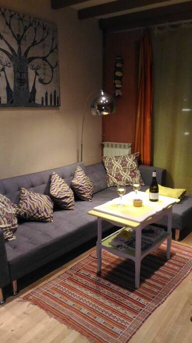 Ambiance cosy et déco aux notes africaines