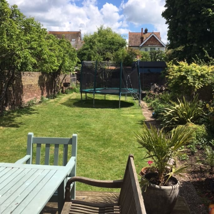 Large sunny garden