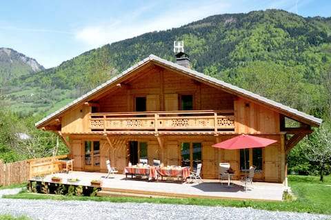 3* quiet mountain chalet: spa sauna