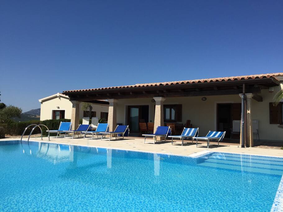 villa with infinity pool