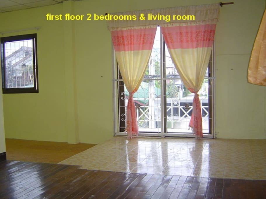 the first floor with balcony