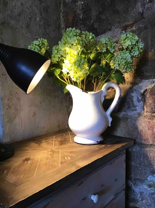 Attention to detail with vintage decorating creating cosy ambience