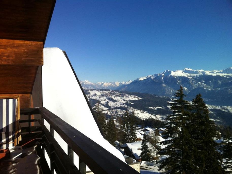 une des vues depuis la terrase s