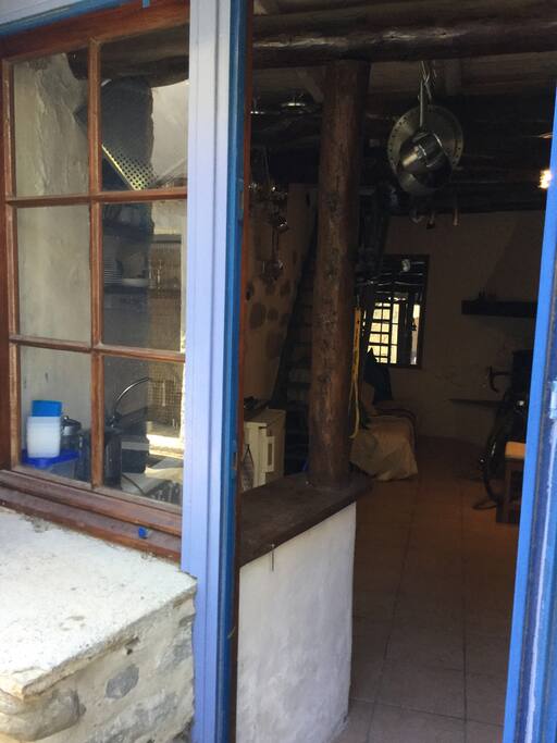 Looking into the ground floor