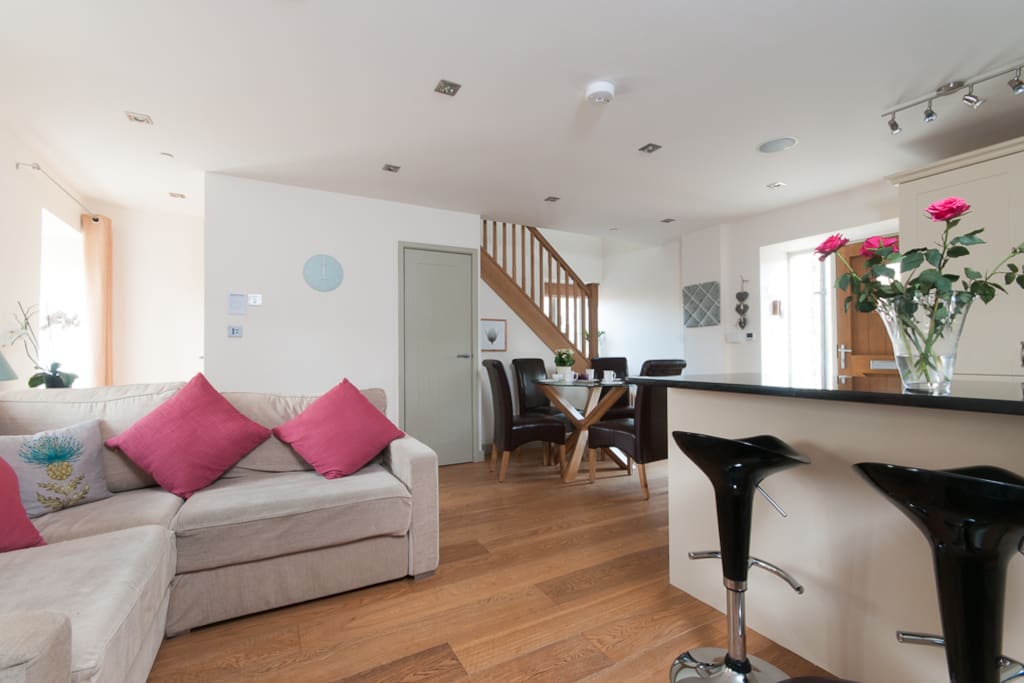 Open plan living area