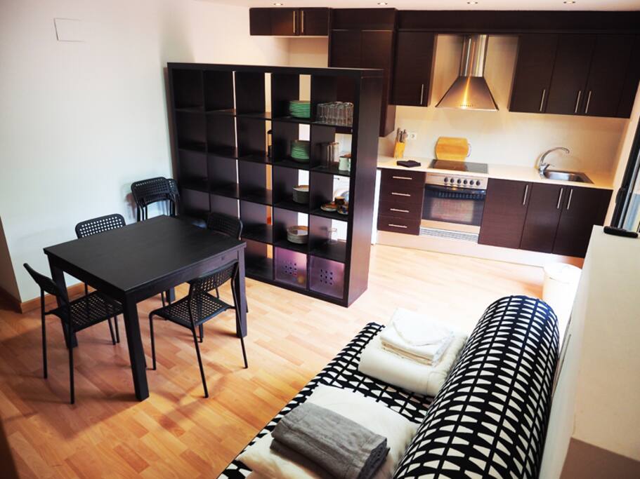 Salón y cocina