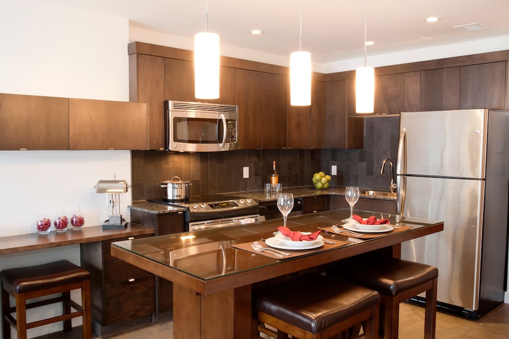 Fully equipped kitchen