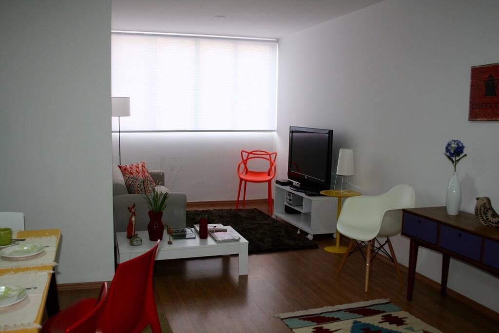 Absolutely new - all the furnitures were recently bought!