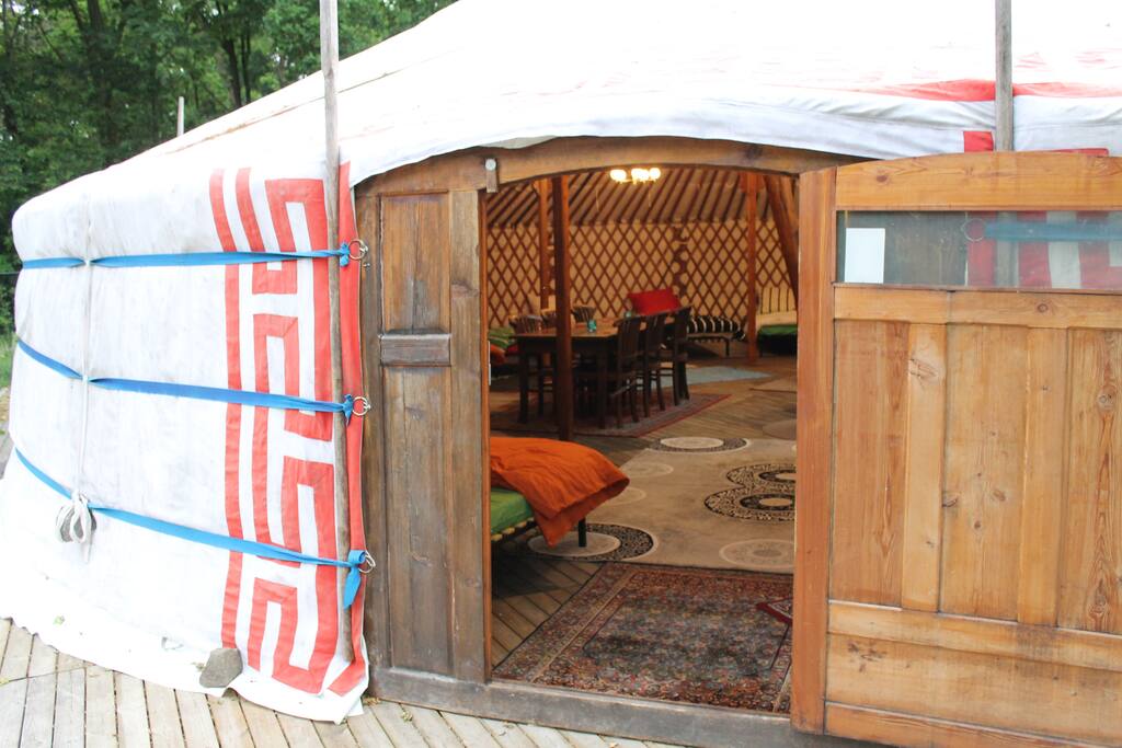 Welkom in onze yurt!