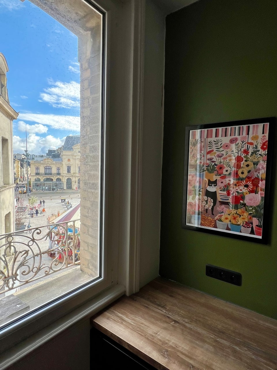 Grand appartement vue théâtre