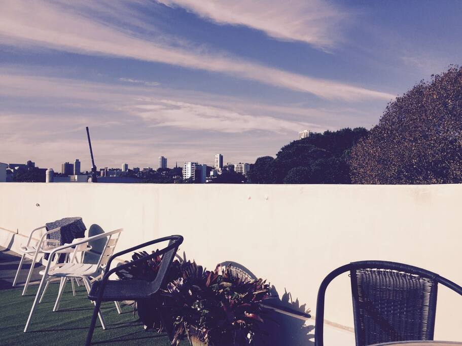 View from roof top