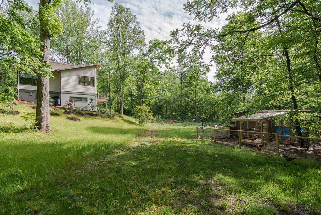 south side of house with view of coop
