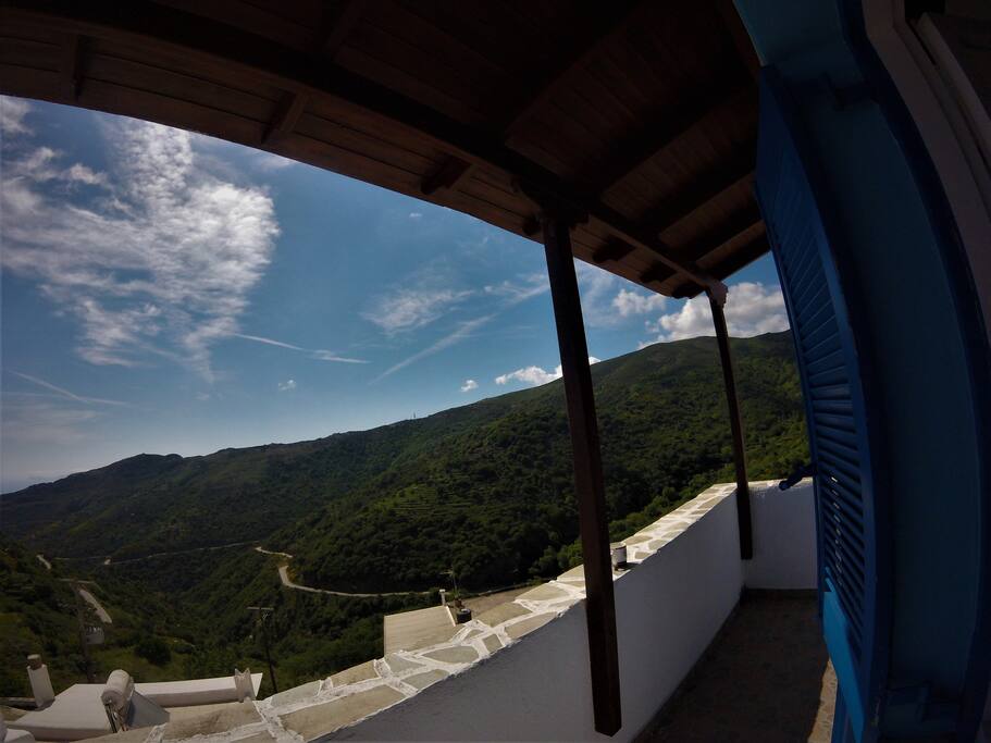 Bedroom balcony view