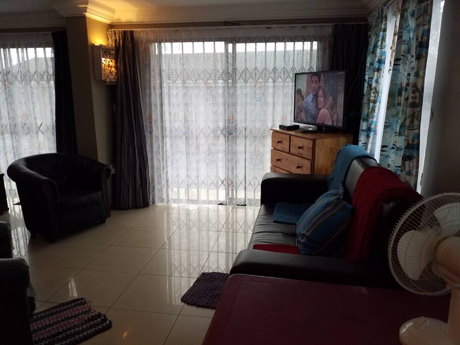 View from your kitchen towards the bedroom and living area sliding doors. Lots of space