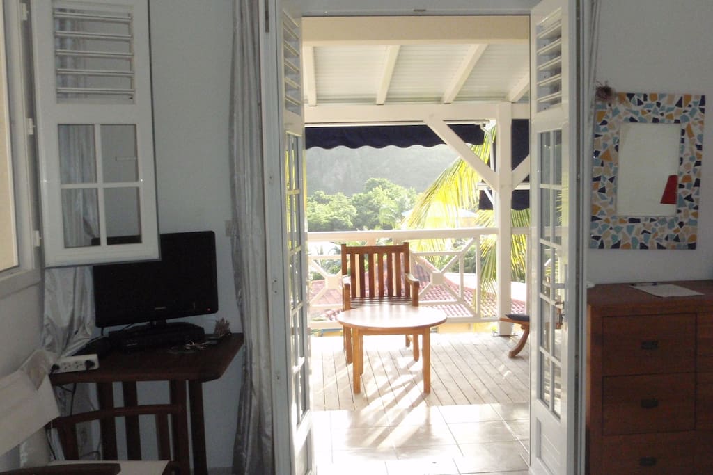 Chambre vue terrasse