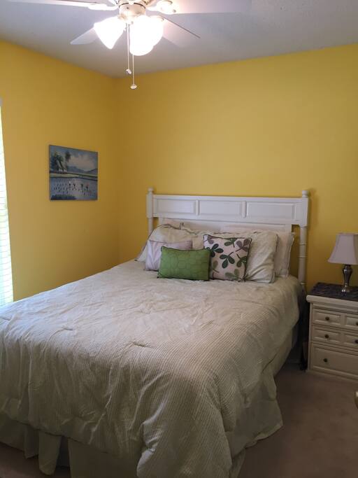Yellow bedroom