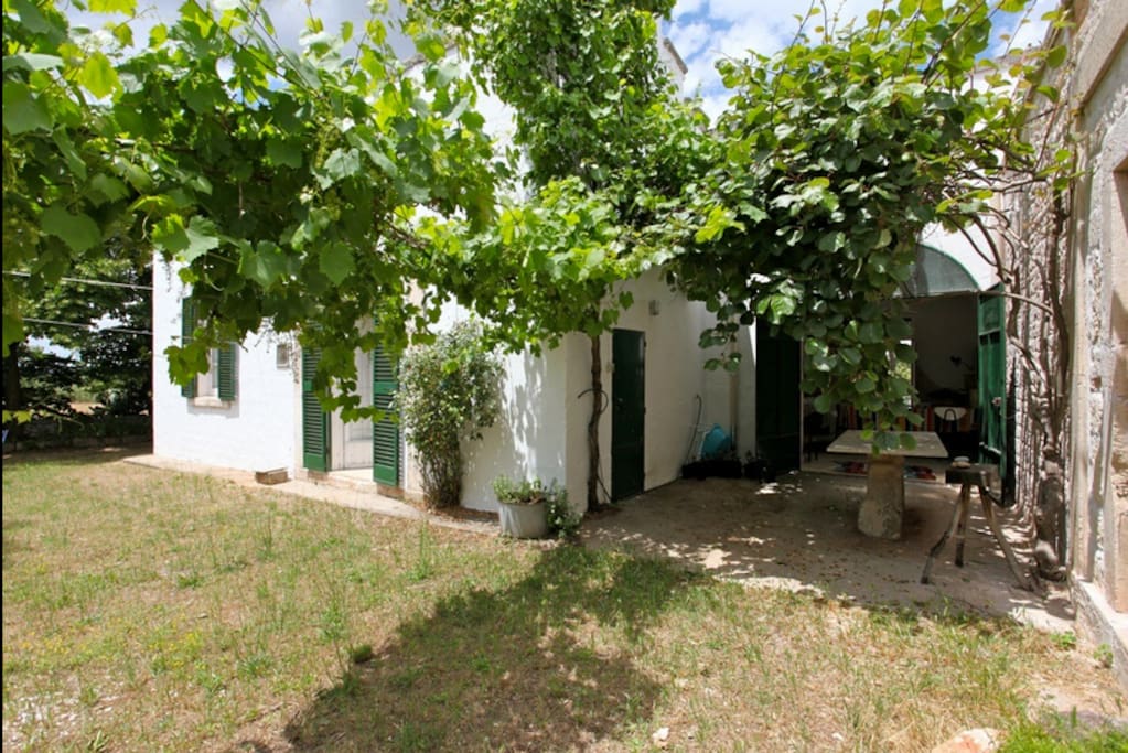 Cortile con patio