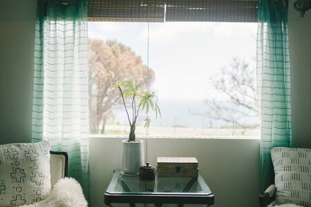 Rustic ocean view bungalow