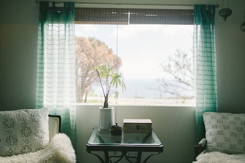 Rustic ocean view bungalow