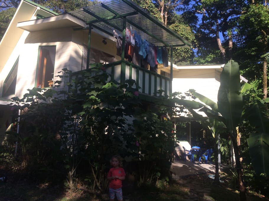 House from the front, upstairs balcony is great for drying clothes