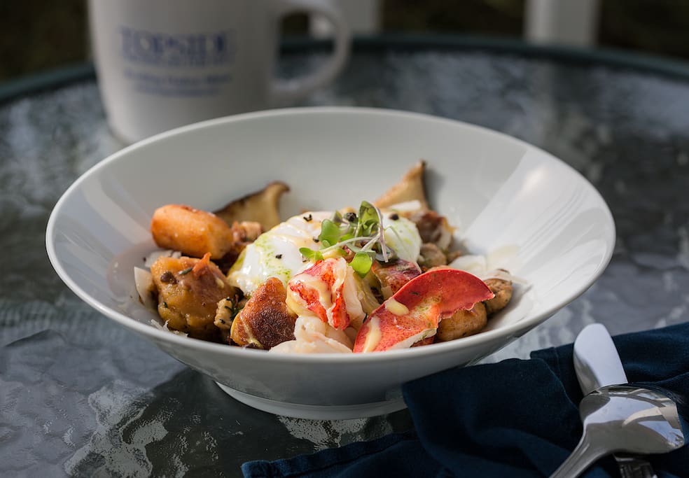Creative locally sourced breakfasts
