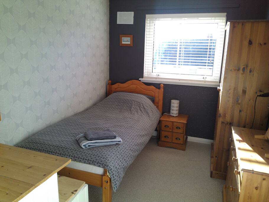 includes: wardrobe, chest of drawers, desk and hair drier