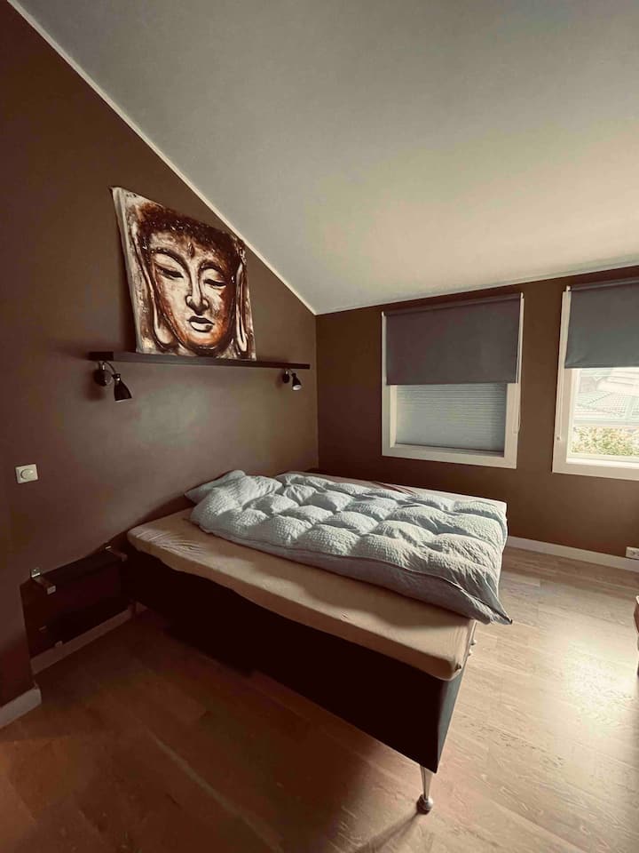 Glavna spavaća soba s bračnim krevetom + jedan krevet za jednu osobu