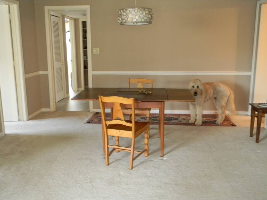 Dining area (in process of being furnished)