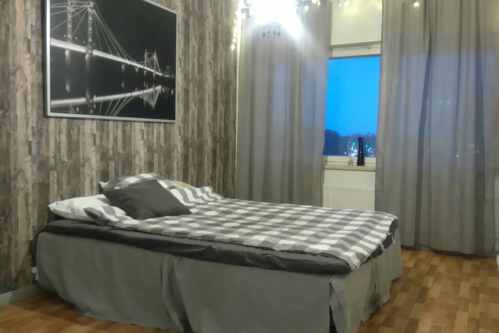 The master bedroom
