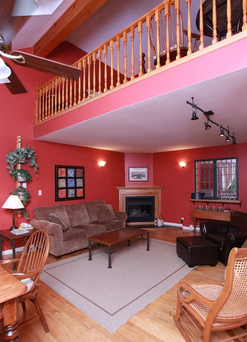 Chalet style/ Gas Fireplace