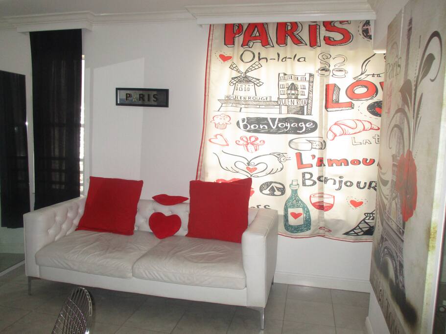 sofa at the living room